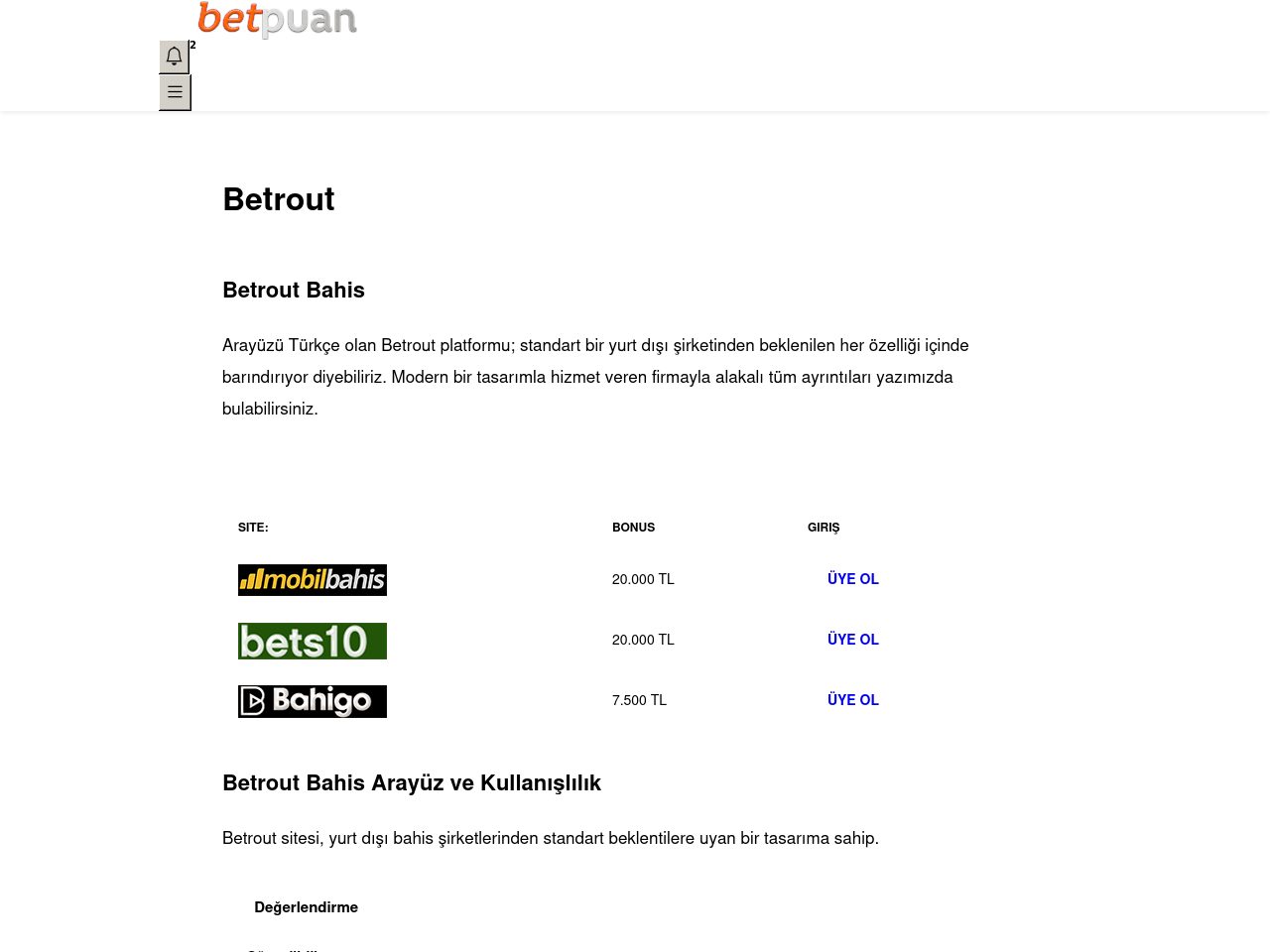 Betrout
