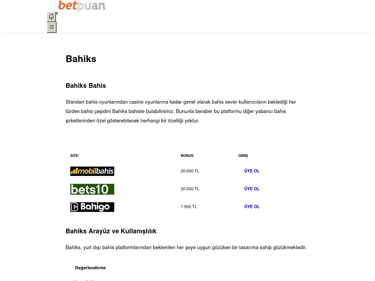 Bahiks