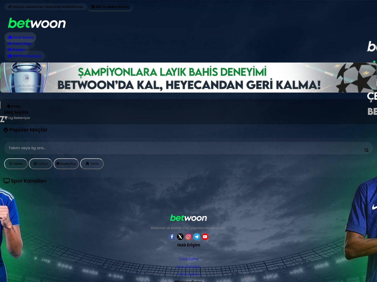Woon TV | Canlı Maç İzle