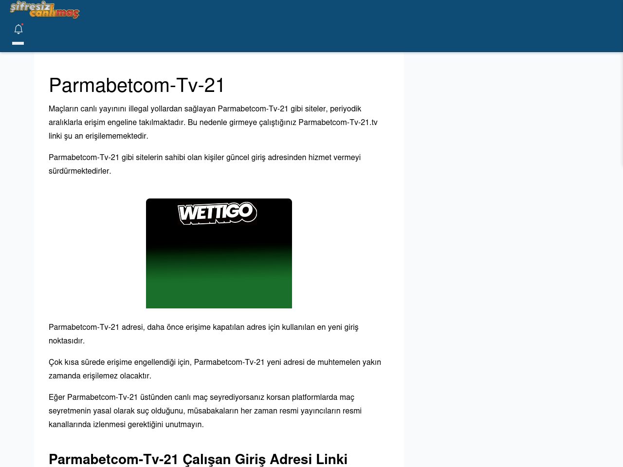 Parmabetcom-Tv-21 Maç İzle - Şifresiz canlı maç izle