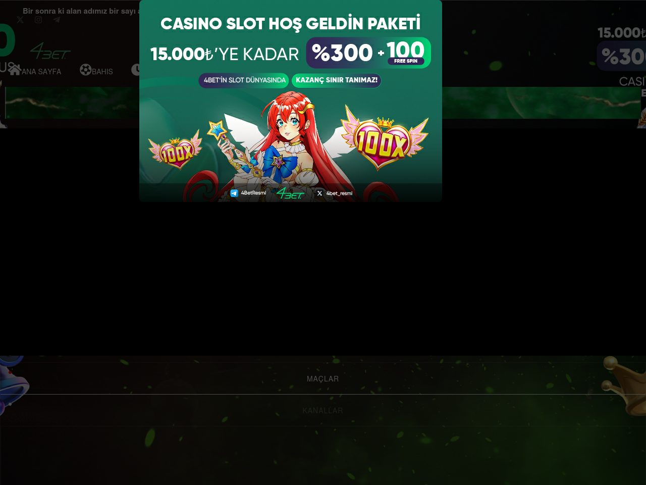 4bet TV | Canlı Maç izle, Beinsports izle