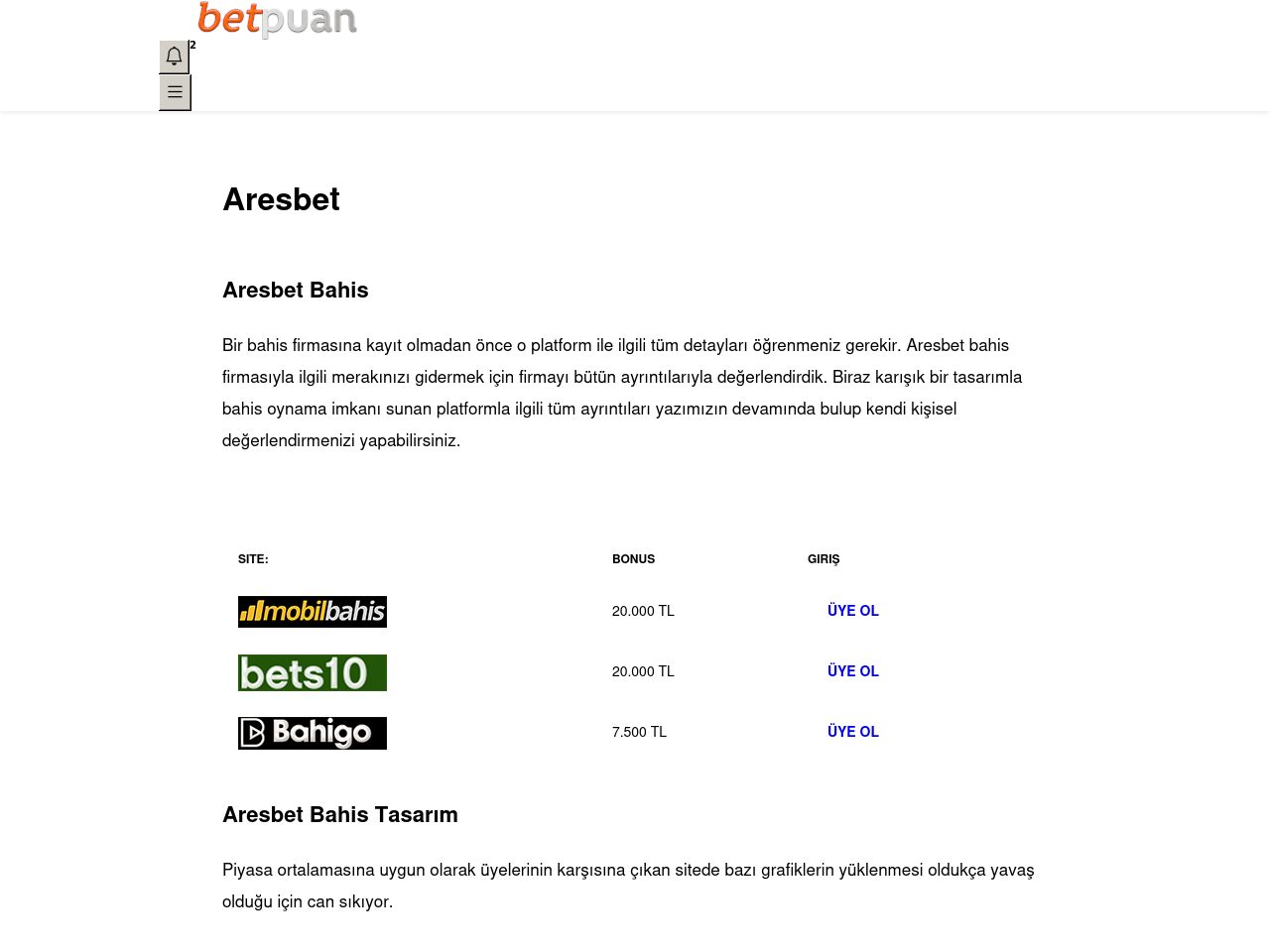 Aresbet
