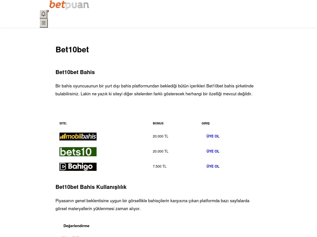 Bet10bet