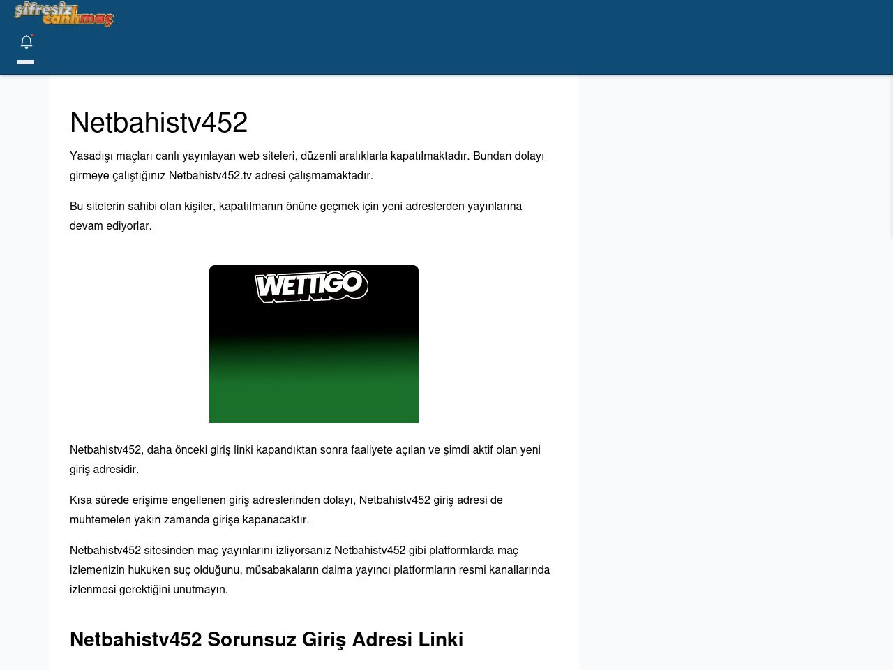 Netbahistv452 Güncel Giriş - Şifresiz canlı maç izle