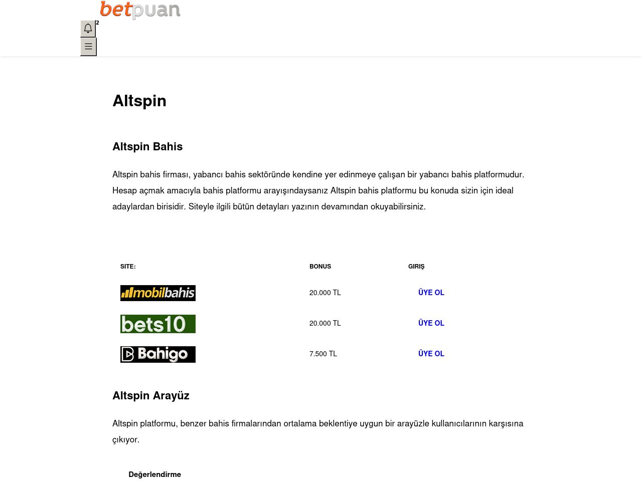 Altspin