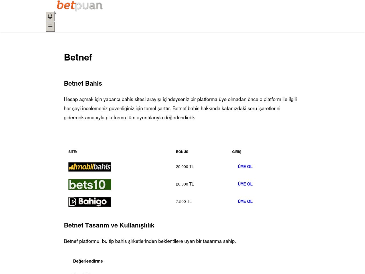 Betnef