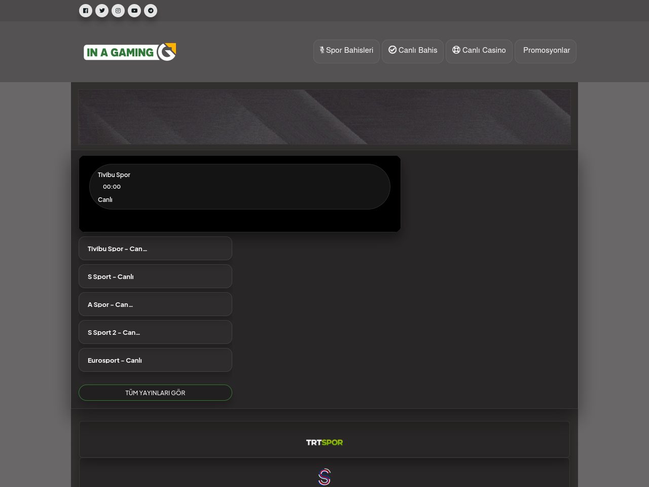 IN A GAMING | Tek Maçtan Yatmak Yok