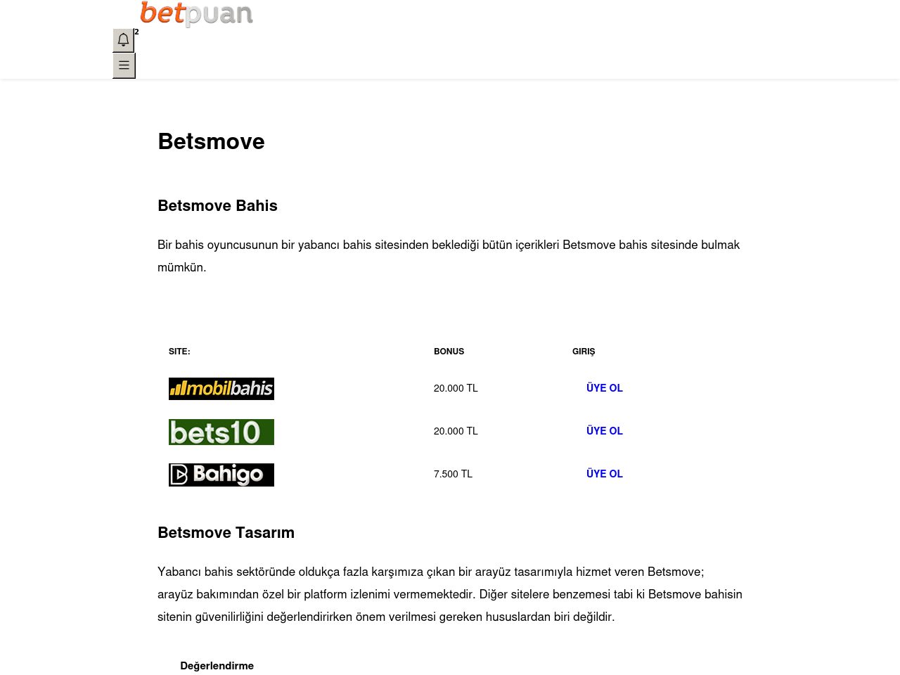 Betsmove