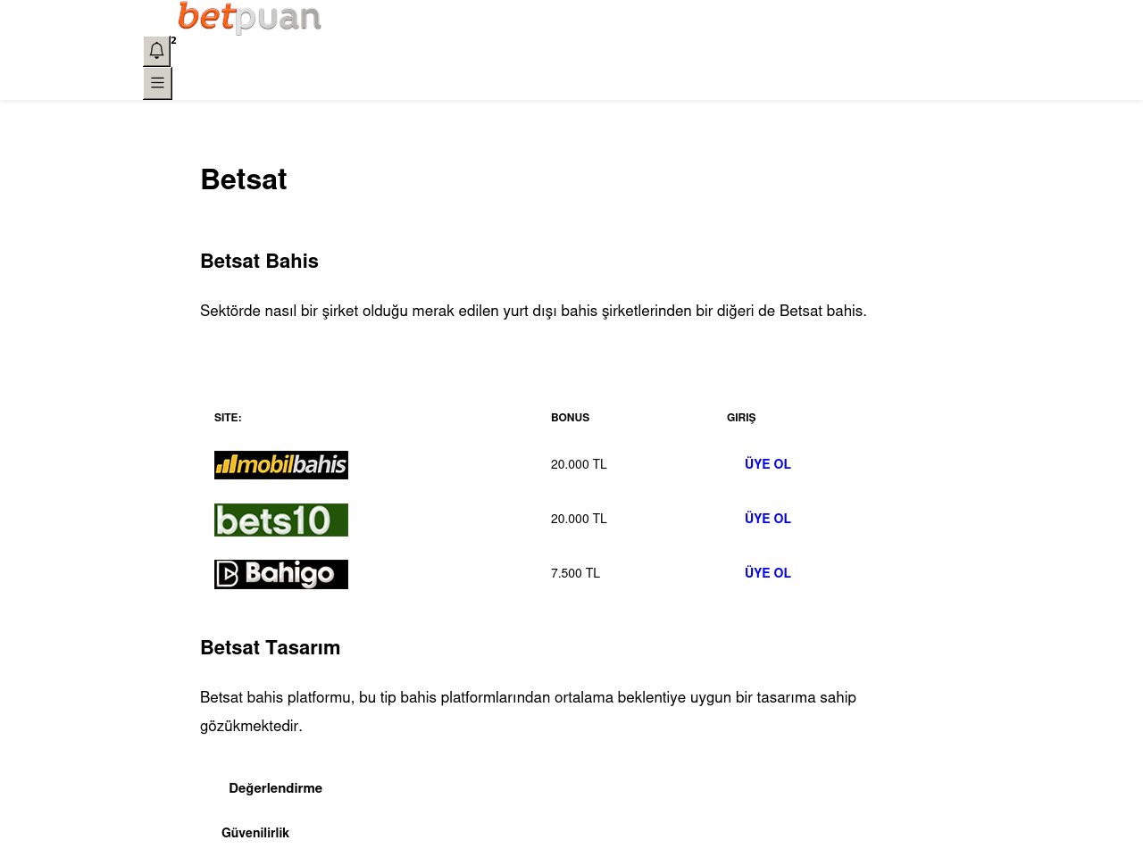 Betsat Bahis