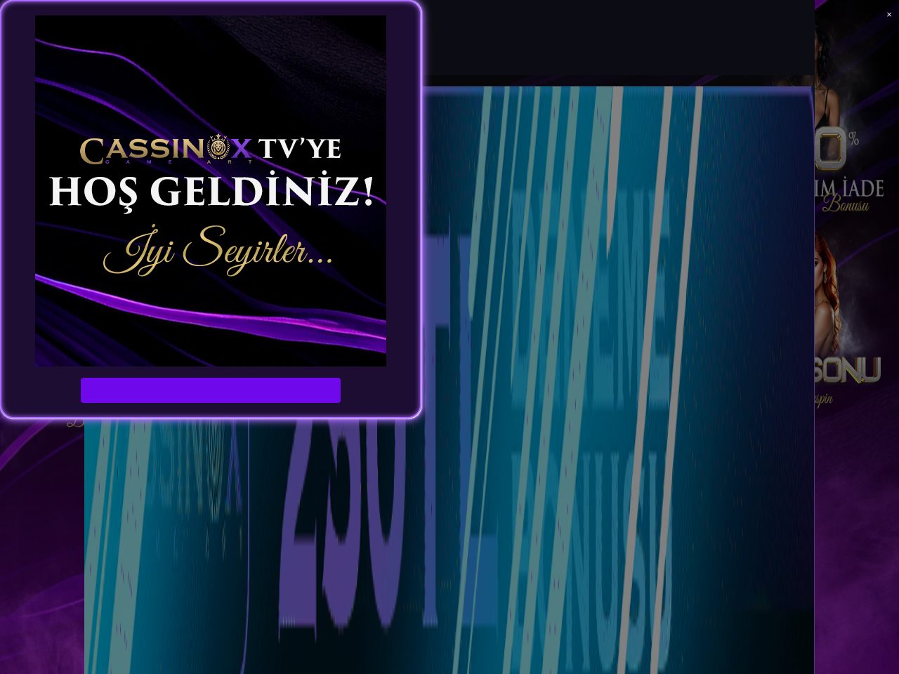 Cassinox TV:Canlı Maç İzle