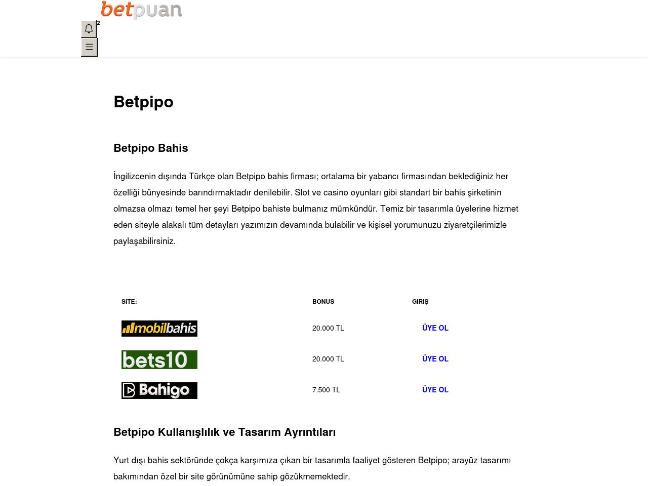 Betpipo