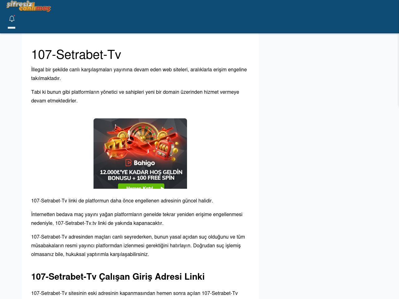 107-Setrabet-Tv Maç İzle - Şifresiz canlı maç izle