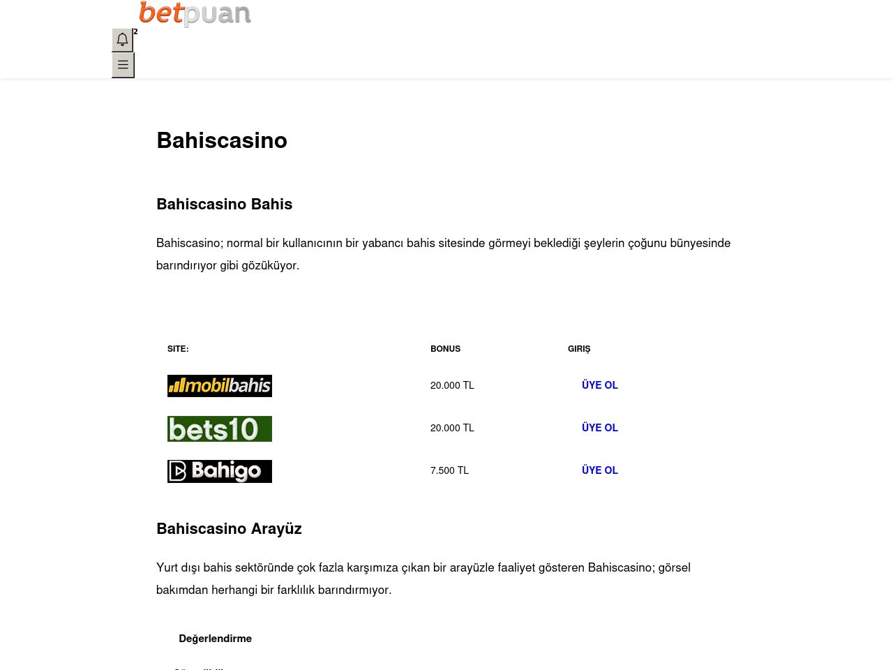 Bahiscasino