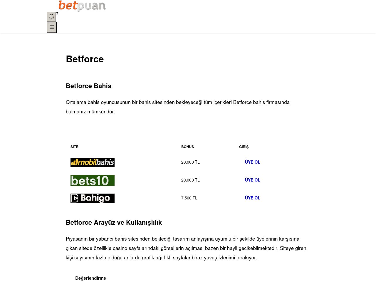 Betforce