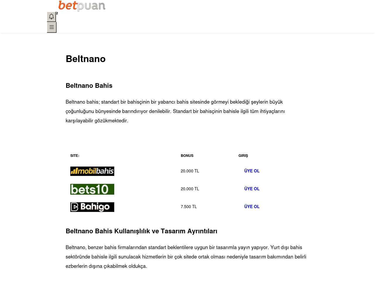 Beltnano