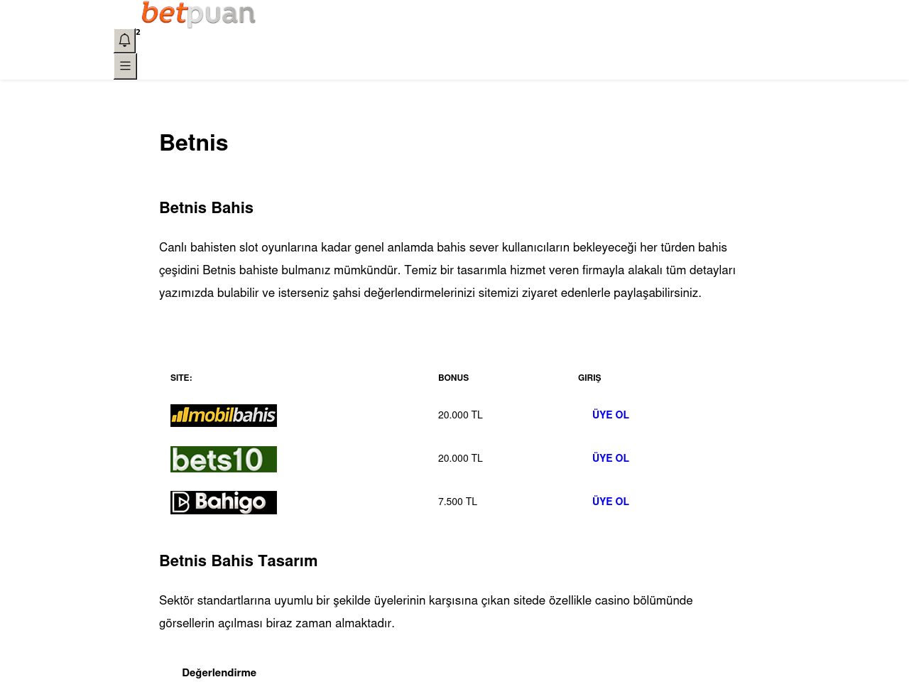 Betnis