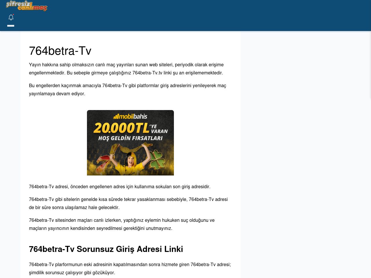 764betra-Tv Canlı Maç İzle - Şifresiz canlı maç izle